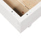vidaXL - Plantenbak - 100x100x26,5 - cm - massief - grenenhout - wit