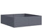 vidaXL - Plantenbak - 100x100x30 - cm - staal - antracietkleurig