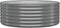 vidaXL - Plantenbak - 100x100x36 - cm - gepoedercoat - staal - grijs