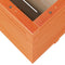 vidaXL - Plantenbak - 100x100x49,5 - cm - massief - grenenhout - wasbruin