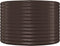 vidaXL - Plantenbak - 100x100x68 - cm - gepoedercoat - staal - bruin