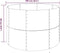 vidaXL - Plantenbak - 100x100x68 - cm - gepoedercoat - staal - bruin