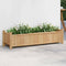 vidaXL - Plantenbak - 100x30x25 - cm - bamboe