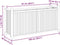 vidaXL - Plantenbak - 100x30x50 - cm - bamboe