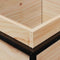vidaXL - Plantenbak - 100x40x50 - cm - massief - grenenhout
