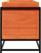 vidaXL - Plantenbak - 100x40x50 - cm - massief - grenenhout - wasbruin