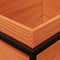 vidaXL - Plantenbak - 100x40x50 - cm - massief - grenenhout - wasbruin