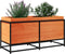 vidaXL - Plantenbak - 100x40x50 - cm - massief - grenenhout - wasbruin