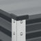vidaXL - Plantenbak - 100x41x90 - cm - staal - antracietkleurig