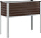 vidaXL - Plantenbak - 100x41x90 - cm - staal - bruin
