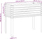 vidaXL - Plantenbak - 100x41x90 - cm - staal - bruin