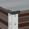 vidaXL - Plantenbak - 100x41x90 - cm - staal - bruin