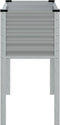 vidaXL - Plantenbak - 100x41x90 - cm - staal - grijs