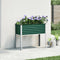 vidaXL - Plantenbak - 100x41x90 - cm - staal - groen