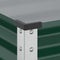 vidaXL - Plantenbak - 100x41x90 - cm - staal - groen