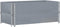 vidaXL - Plantenbak - 100x50 - cm - massief - grenenhout - grijs