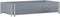vidaXL - Plantenbak - 100x50 - cm - massief - grenenhout - grijs