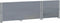 vidaXL - Plantenbak - 100x50 - cm - massief - grenenhout - grijs