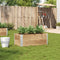 vidaXL - Plantenbak - 100x50 - cm - massief - grenenhout