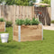 vidaXL - Plantenbak - 100x50 - cm - massief - grenenhout