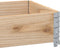 vidaXL - Plantenbak - 100x50 - cm - massief - grenenhout