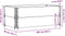vidaXL - Plantenbak - 100x50 - cm - massief - grenenhout - zwart