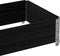 vidaXL - Plantenbak - 100x50 - cm - massief - grenenhout - zwart
