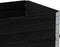 vidaXL - Plantenbak - 100x50 - cm - massief - grenenhout - zwart