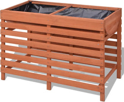 vidaXL - Plantenbak - 100x50x71 - cm - hout
