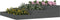 vidaXL - Plantenbak - 107x107x27 - cm - massief - grenenhout - grijs