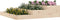 vidaXL - Plantenbak - 107x107x27 - cm - massief - grenenhout