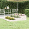 vidaXL - Plantenbak - 107x107x27 - cm - massief - grenenhout - wit