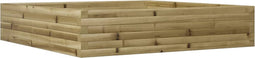 vidaXL - Plantenbak - 110x110x23 - cm - geïmpregneerd - grenenhout