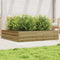 vidaXL - Plantenbak - 110x110x23 - cm - geïmpregneerd - grenenhout