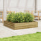 vidaXL - Plantenbak - 110x110x23 - cm - geïmpregneerd - grenenhout