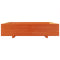 vidaXL - Plantenbak - 110x110x26,5 - cm - massief - grenenhout - wasbruin