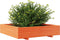 vidaXL - Plantenbak - 110x110x26,5 - cm - massief - grenenhout - wasbruin