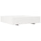 vidaXL - Plantenbak - 110x110x26,5 - cm - massief - grenenhout - wit