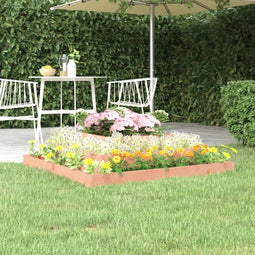vidaXL - Plantenbak - 110x110x27 - cm - massief - douglashout