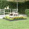 vidaXL - Plantenbak - 110x110x27 - cm - massief - grenenhout - grijs