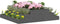 vidaXL - Plantenbak - 110x110x27 - cm - massief - grenenhout - grijs
