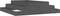 vidaXL - Plantenbak - 110x110x27 - cm - massief - grenenhout - grijs