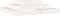 vidaXL - Plantenbak - 110x110x27 - cm - massief - grenenhout - wit