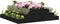 vidaXL - Plantenbak - 110x110x27 - cm - massief - grenenhout - zwart