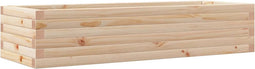 vidaXL - Plantenbak - 110x40x23 - cm - massief - grenenhout