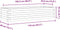 vidaXL - Plantenbak - 110x40x23 - cm - massief - grenenhout