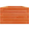 vidaXL - Plantenbak - 110x40x23 - cm - massief - grenenhout - wasbruin