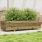 vidaXL - Plantenbak - 110x40x26,5 - cm - geïmpregneerd - grenenhout