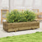 vidaXL - Plantenbak - 110x40x26,5 - cm - geïmpregneerd - grenenhout