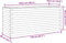 vidaXL - Plantenbak - 110x40x45,5 - cm - geïmpregneerd - grenenhout